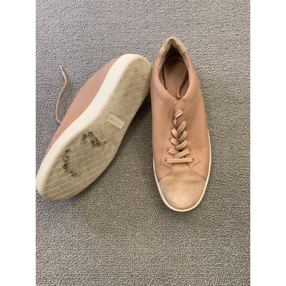 VINCE Women 7 Janna Suede Leather Low Top Lace Up Sneaker - Picture 9 of 15